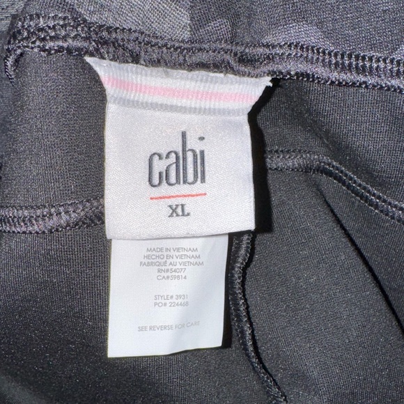 Cabi Womens ATC Leggings Side Pocket 7/8 Green Camo XL - Picture 8 of 9